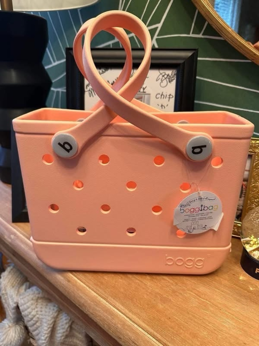 Bogg Bag Bitty Small Tote in Peachy Beachy